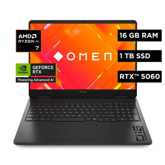 HP OMEN 16-AP0002LA AMD RYZEN AI 7 16GB RAM NVIDIA GEFORCE RTX5060